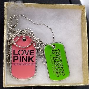 Pink necklaces